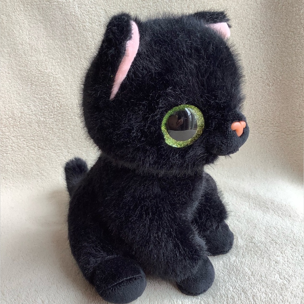 ZURU Pets Alive Smitten Kitten Black Cat Lucky Interactive Stuffed Animal Toy - Picture 3 of 13